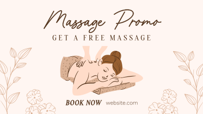 Relaxing Massage Facebook event cover Image Preview