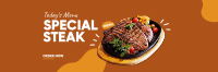 Special Steak Twitter Header Design
