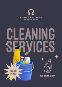 Professional Cleaner Poster Design