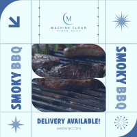 BBQ Delivery Available Instagram post Image Preview