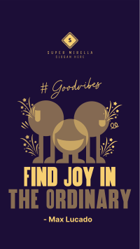 Finding Joy Quote Facebook Story Image Preview