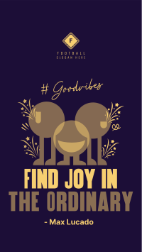 Finding Joy Quote Facebook Story Design