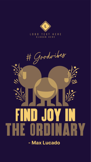 Finding Joy Quote Facebook story Image Preview