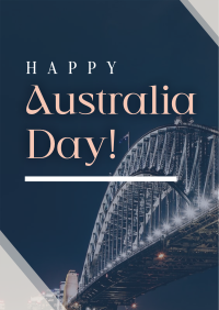 Australian Day Together Poster Design