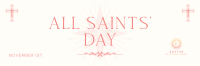 Solemn Saints' Day Twitter header (cover) Image Preview