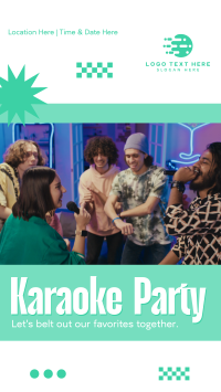 Karaoke Break Facebook Story Preview