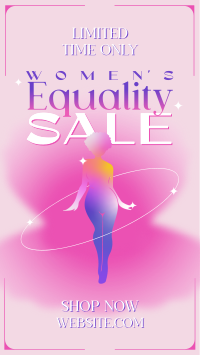 Women Equality Sale Instagram Reel Design