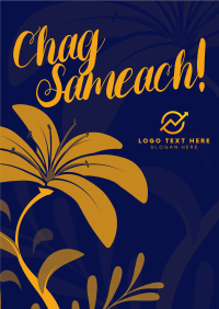 Tropic Hanukkah Poster Design