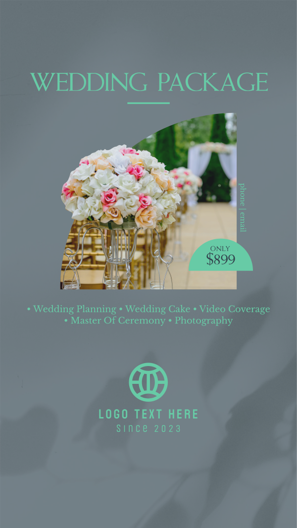 Wedding Flower Bouquet Instagram Story Design Image Preview