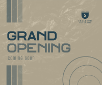 Abstract Shapes Grand Opening Facebook post Image Preview
