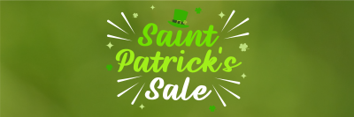 Quirky St. Patrick's Sale Twitter header (cover) Image Preview