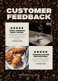 Modern Coffee Shop Feedback Flyer Design