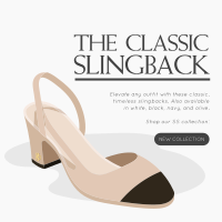The Classic Slingback Instagram Post Design