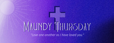 Holy Week Maundy Thursday Facebook cover Image Preview