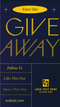 Generic Giveaway Facebook Story Design