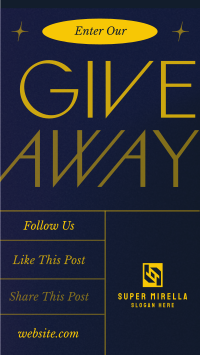 Generic Giveaway Facebook Story Image Preview