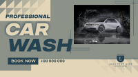 Professional Car Wash Services Facebook event cover Image Preview