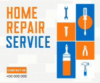 Home Repair Service Facebook Post Design