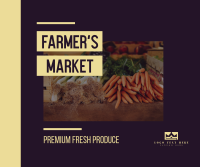 Premium Farmer's Market Facebook Post Design