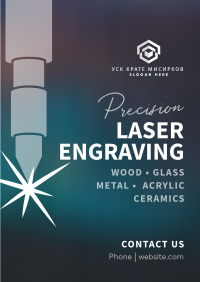 Precision Laser Engraving Flyer Image Preview