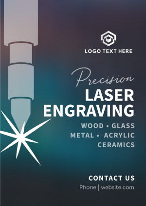 Precision Laser Engraving Flyer Image Preview