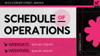 Brutalism Operating Hours Animation Preview