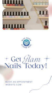 Salon Glam Nails Instagram Reel Image Preview