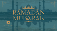 Mosque Silhouette Ramadan Facebook Event Cover Design