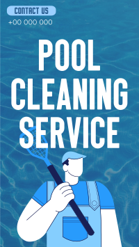 Let Me Clean that Pool Instagram Story Design