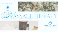 Sophisticated Massage Therapy Facebook Event Cover Design