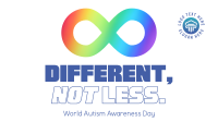 Autism Awareness Infinity Facebook Event Cover Design