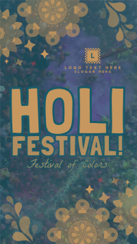 Mandala Holi Festival of Colors Instagram story Image Preview