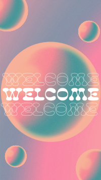 Modern Futuristicv Welcome Facebook Story Design