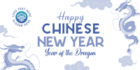 Chinese New Year Dragon Twitter post Image Preview