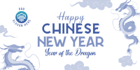 Chinese New Year Dragon Twitter Post Image Preview