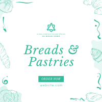 Fancy Pastry Treats Instagram Post Design