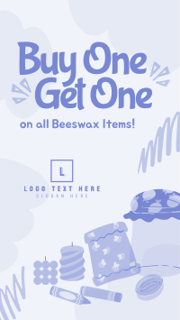 Beeswax Product Promo Facebook Story Design