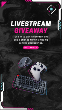 Livestream Giveaway Facebook story Image Preview