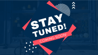 Stay Tuned Facebook Event Cover Design