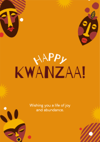 Kwanzaa Mask Poster Image Preview