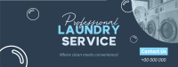 Professional Laundry Service Facebook cover Image Preview