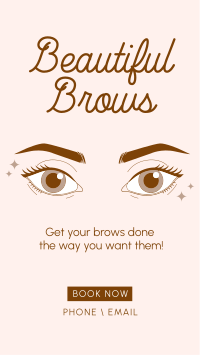 Beautiful Brows Instagram story Image Preview