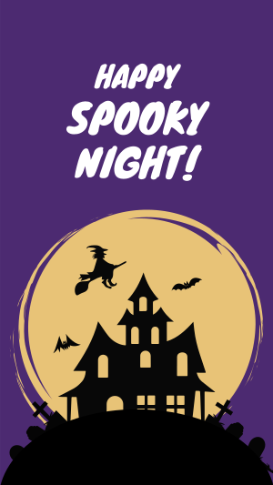 Spooky Night Facebook story Image Preview