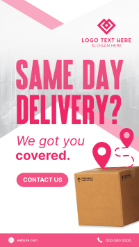 Express Delivery Package Instagram reel Image Preview