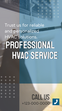 Professional HVAC Services Instagram story Image Preview