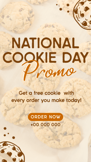 Cookie Day Discount Instagram story Image Preview