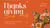 Thanksgiving Block Party Animation Preview