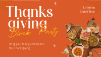 Thanksgiving Block Party Animation Image Preview