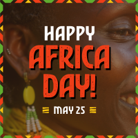 Africa Day Commemoration  Instagram Post Design