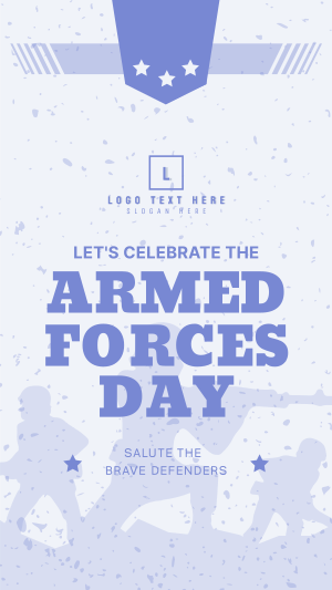 Armed Forces Day Greetings Facebook story Image Preview